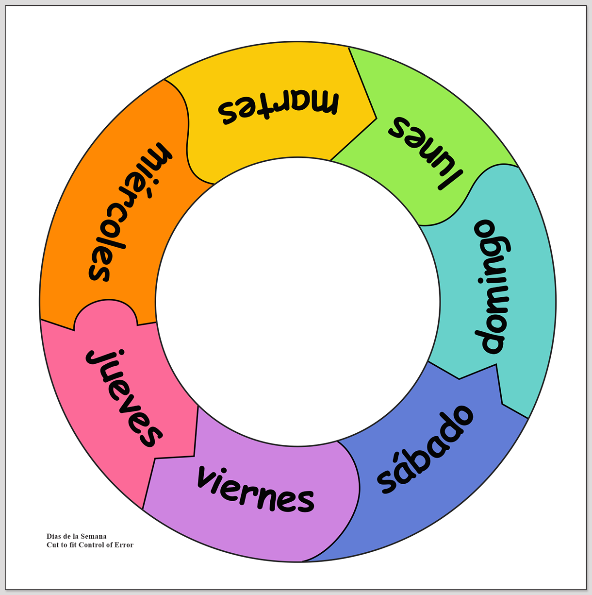 The Days of the Week in Spanish Días de la semana School Guide, tuesday in  spanish